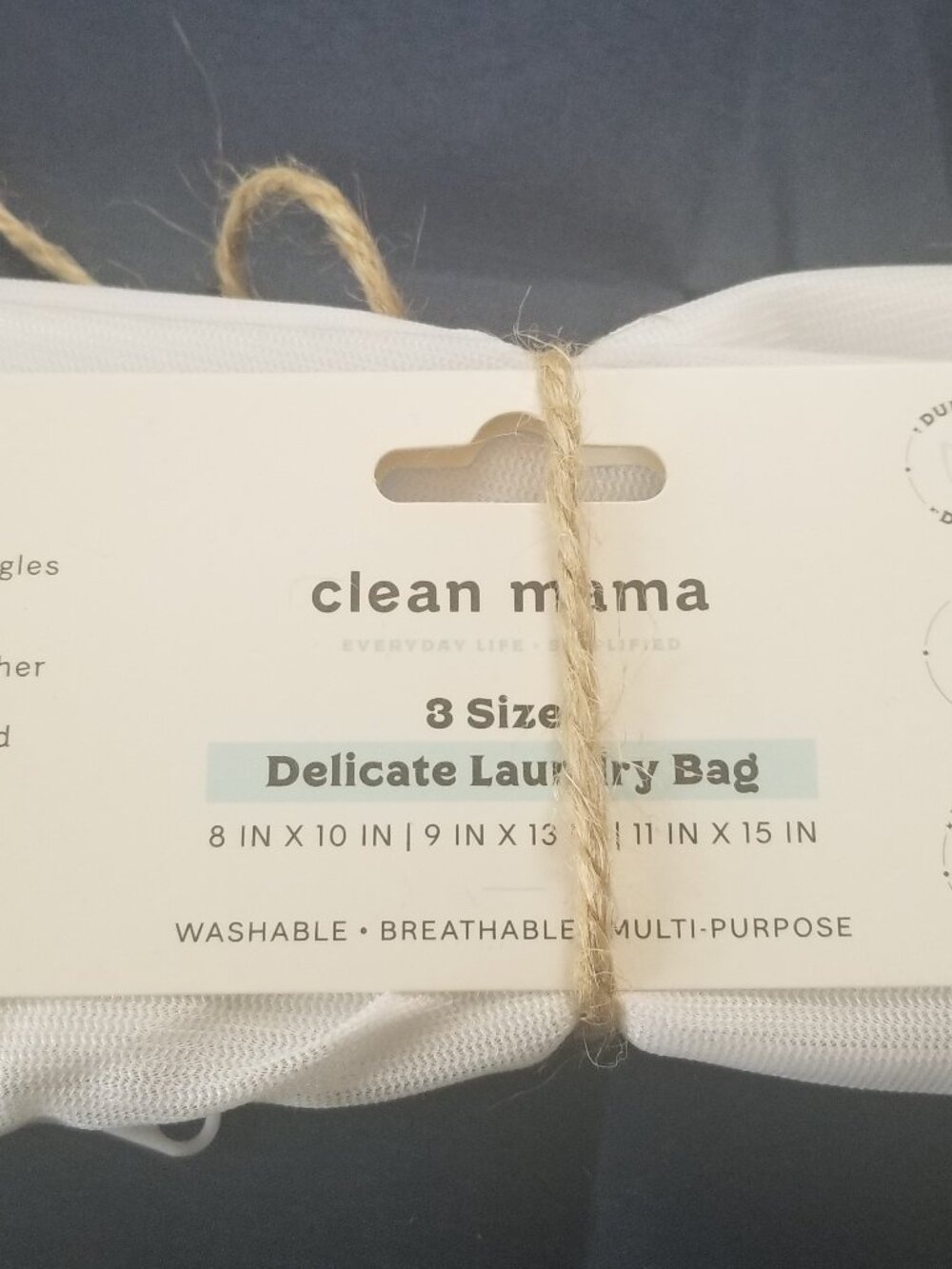 Clean Mama Laundry Bags, set of 3